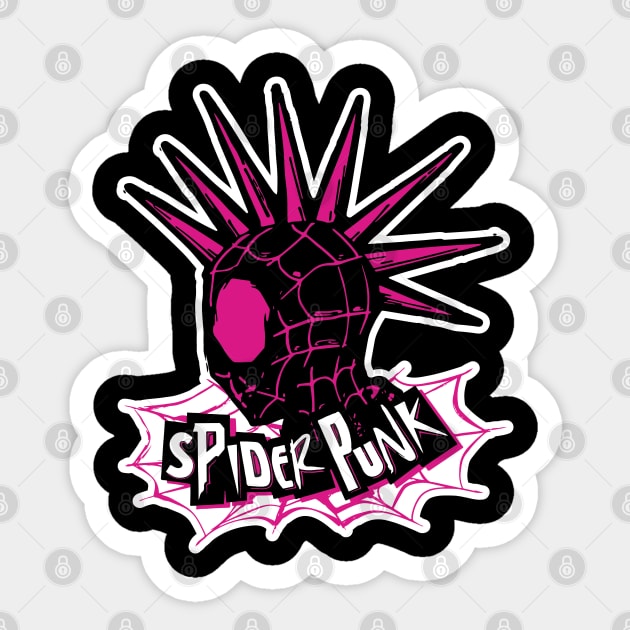 Punk Arachnid Sticker by Signal Fan Lab